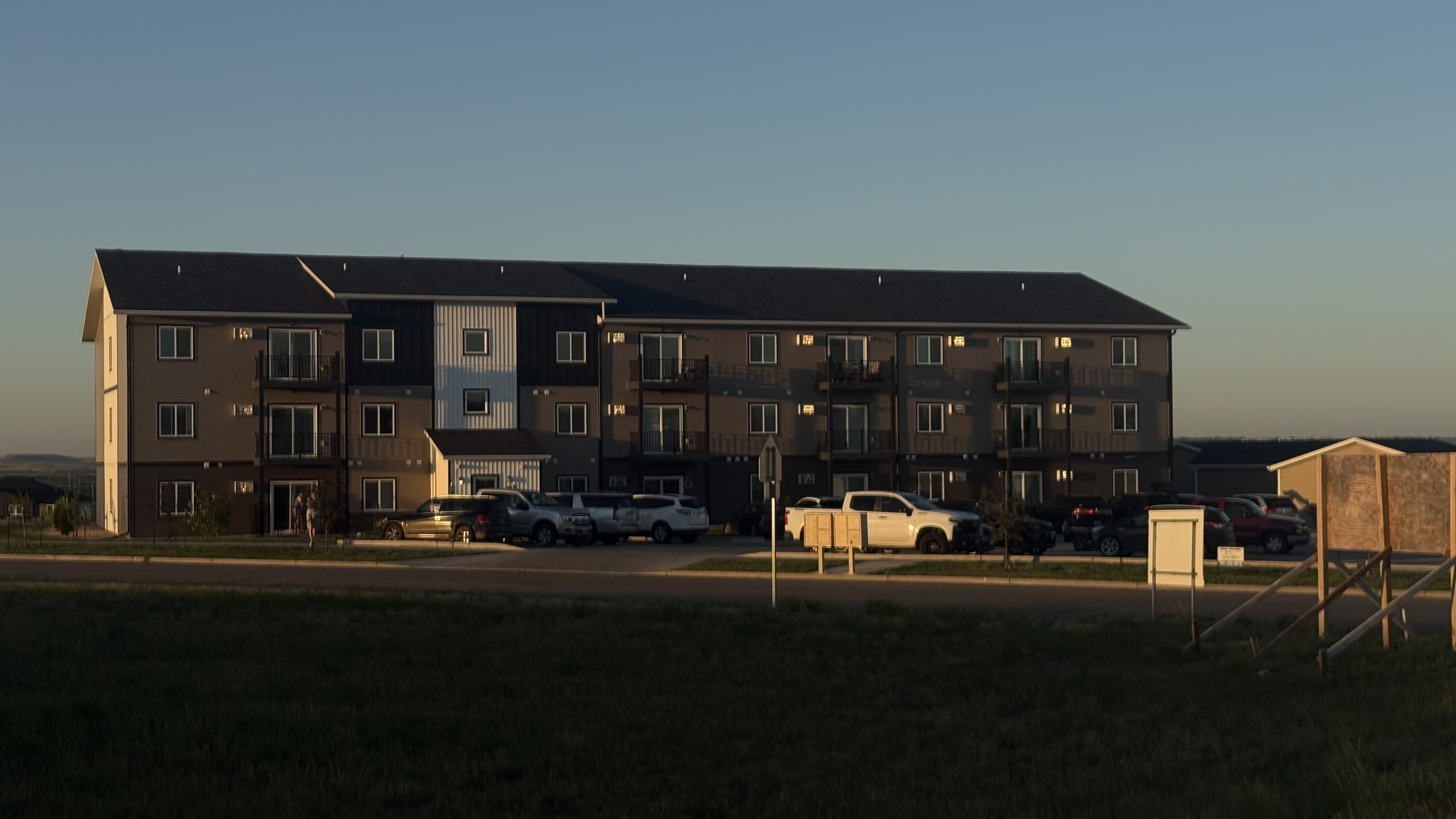 The Radiance apartment building exterior at 3280 12th Ave NW, Mandan ND
